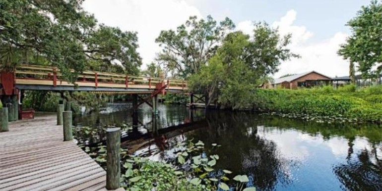 Structural Steel Framed Island Bridge over Caloosa Island Inlet